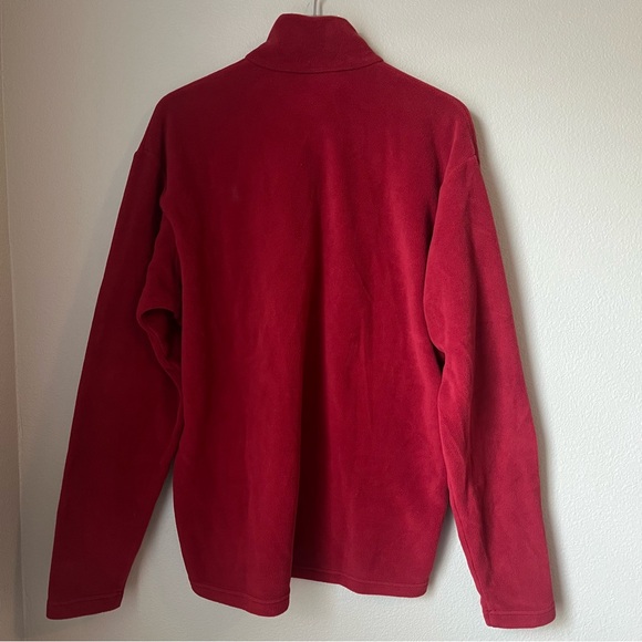 Patagonia Men’s Red Synchilla Fleece 1/4 Zip Pullover Sweater Size Large - Picture 4 of 5